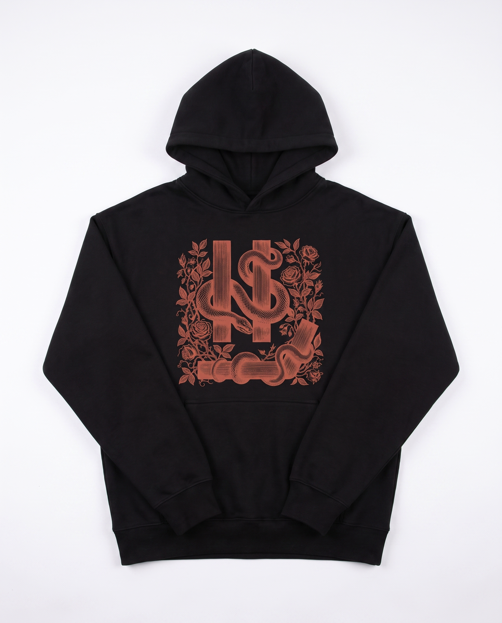 SYMBOL HOODIE black front