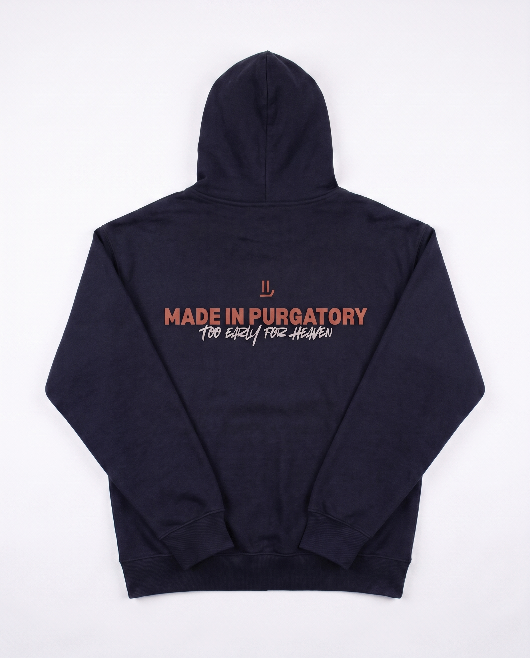 SYMBOL HOODIE navy back