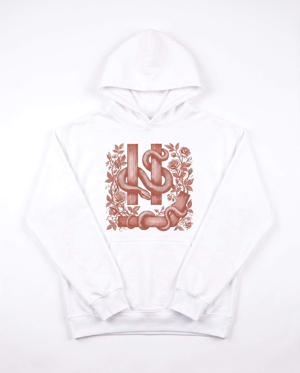 SYMBOL HOODIE white front
