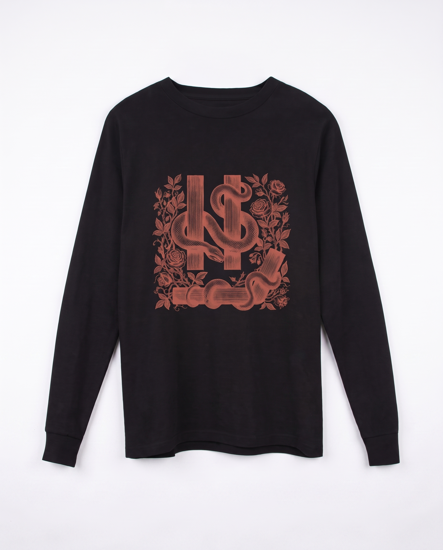SYMBOL LONGSLEEVE black front