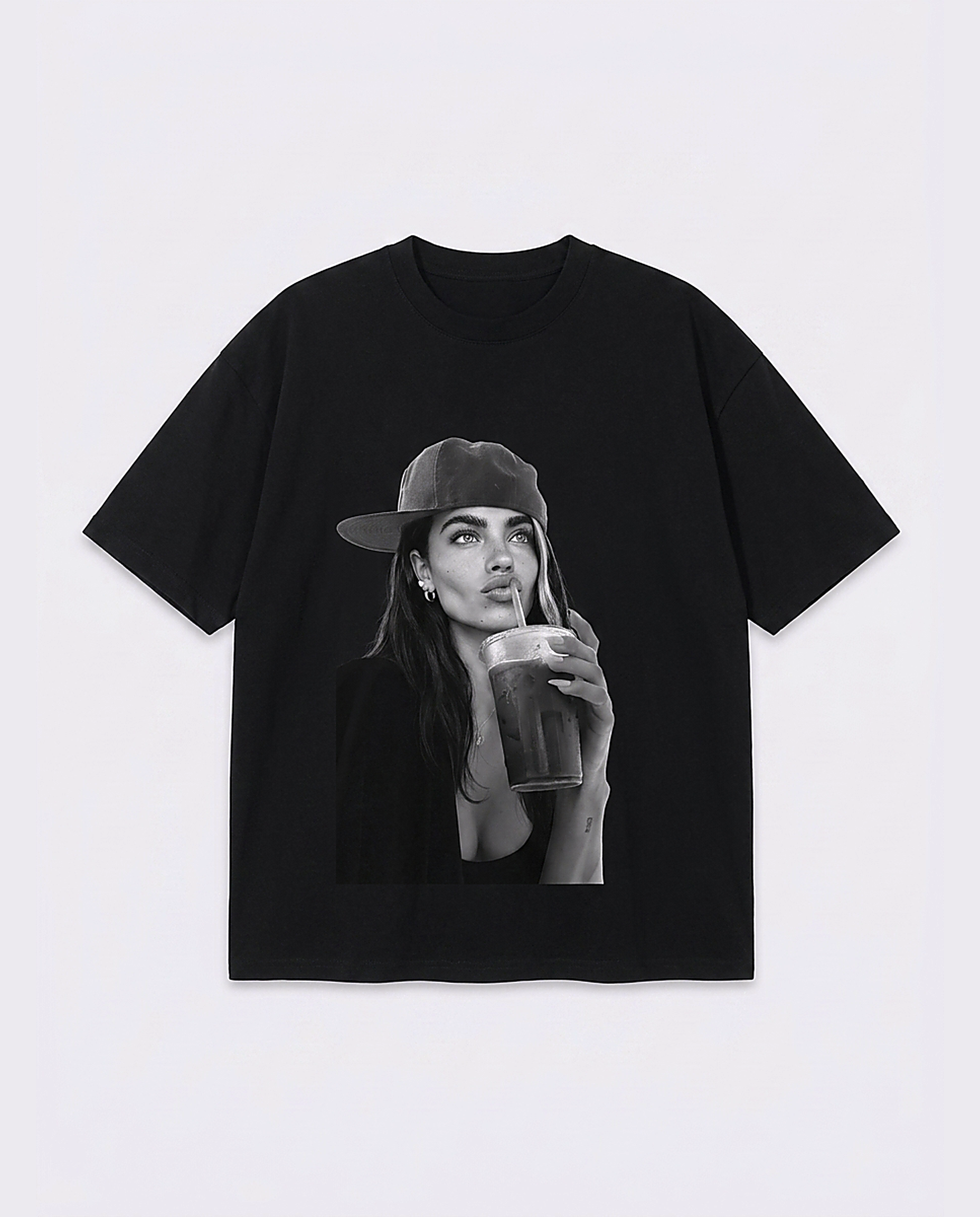 MUSE 002 caffe black tee