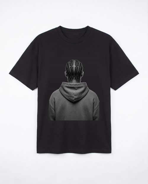 CROWN black tee front