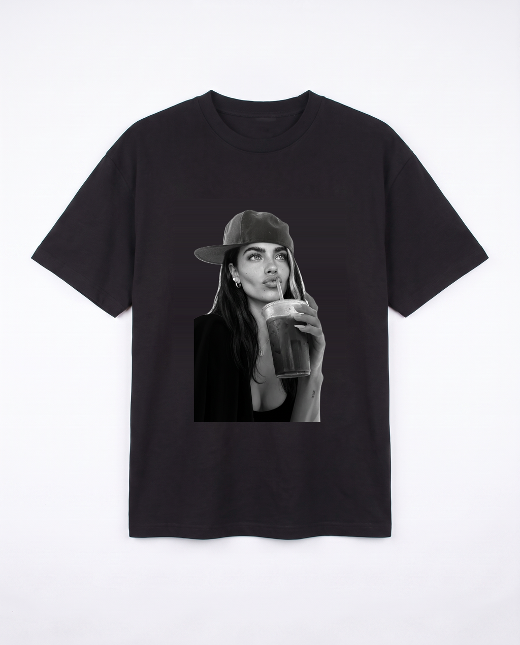 ICED black tee front