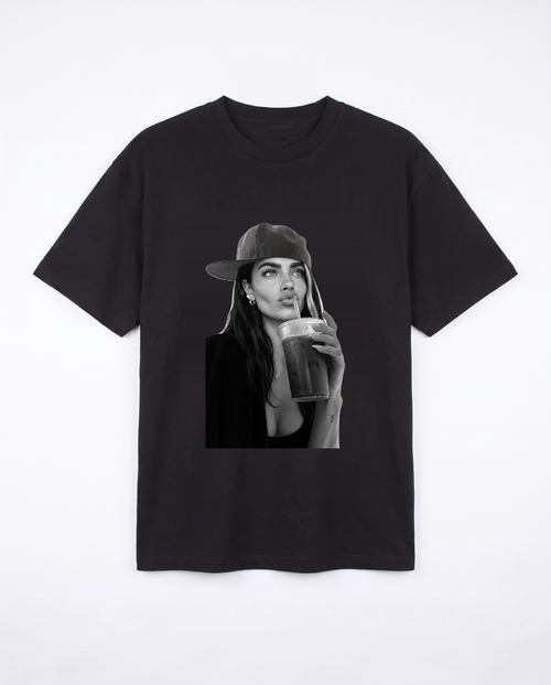 ICED black tee front