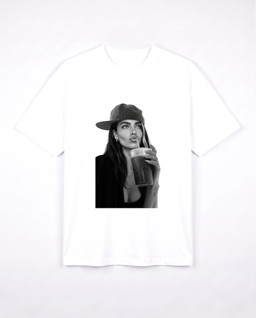 ICED white tee front