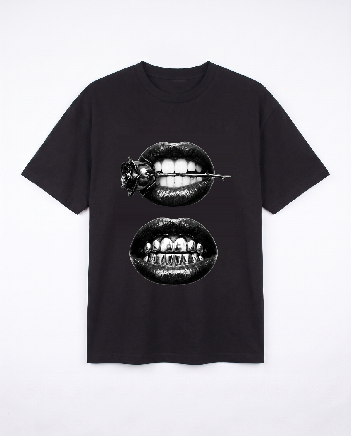 THE BITE black tee front
