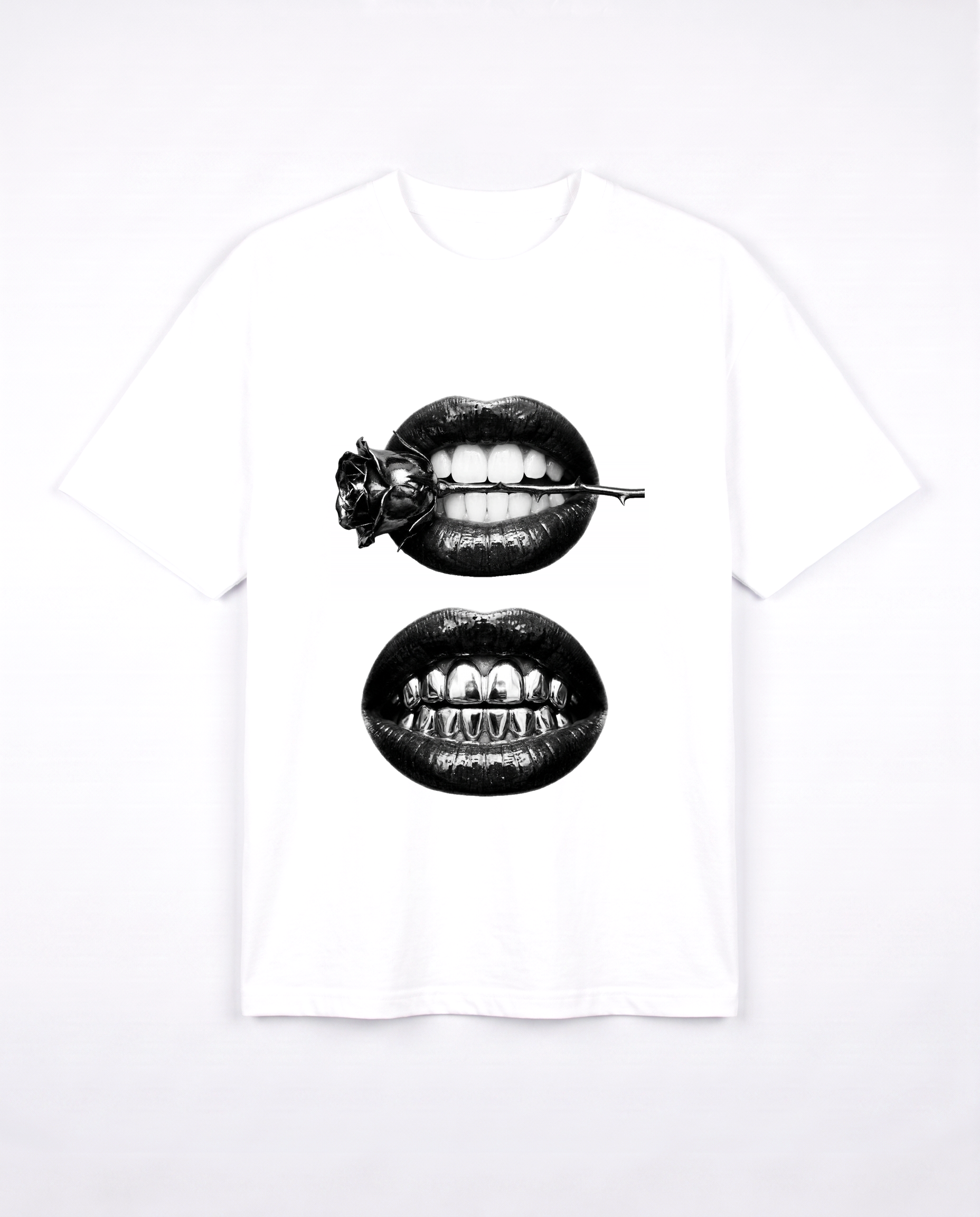 THE BITE white tee front