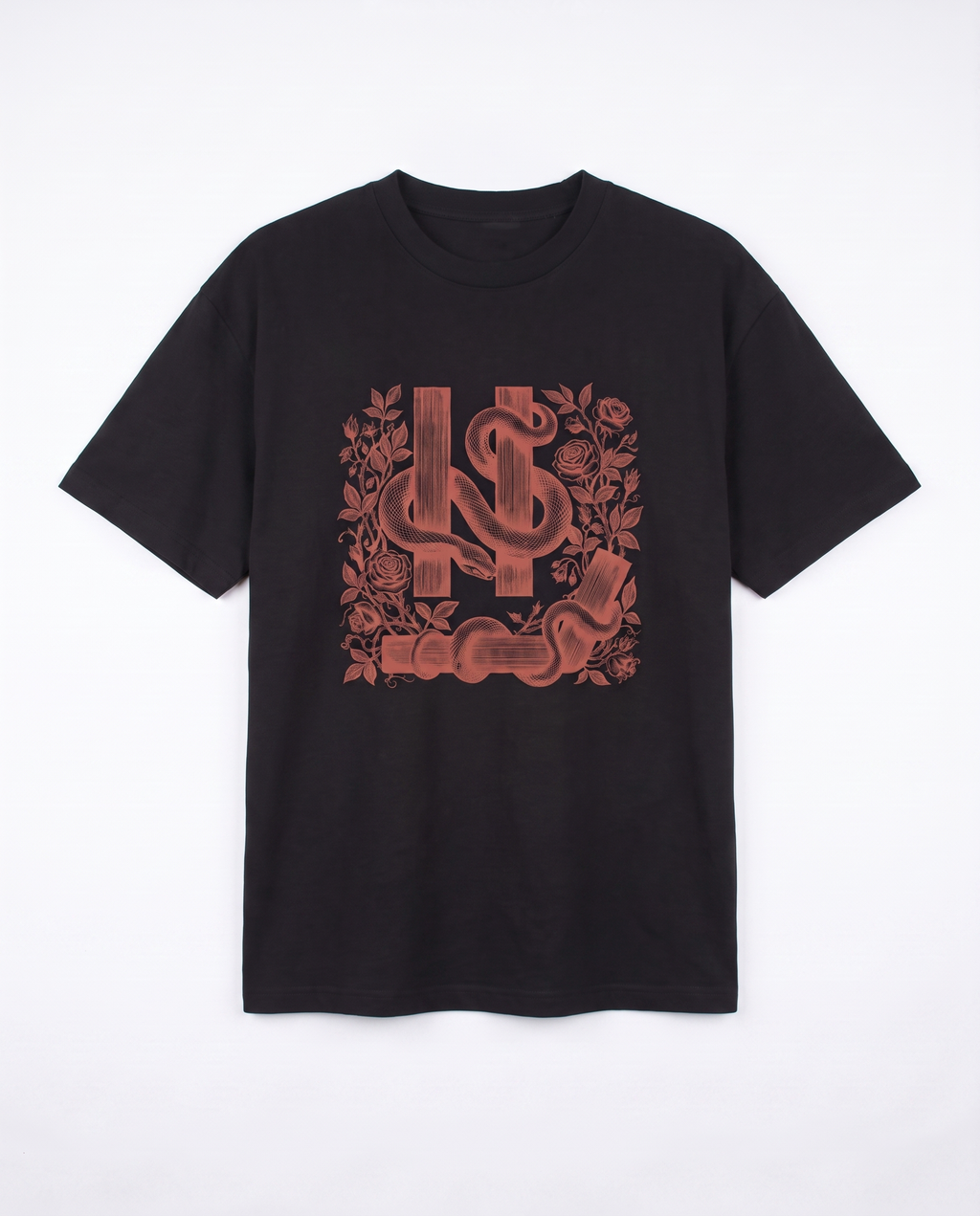 SYMBOL TEE black front