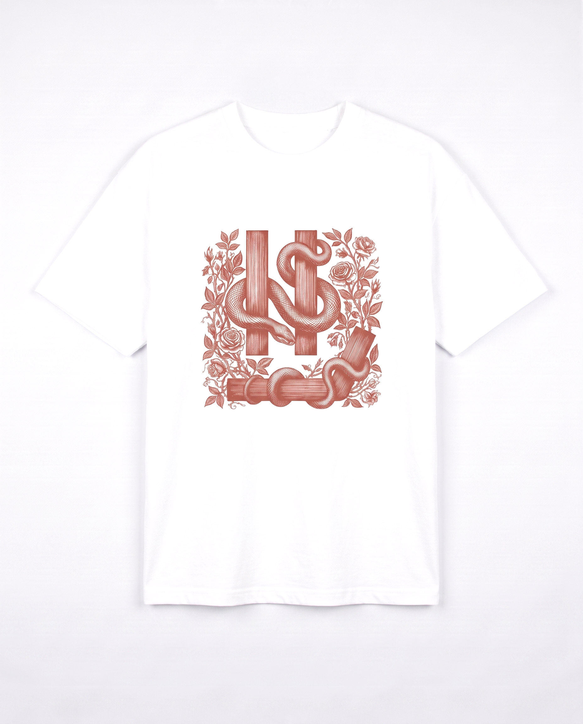 SYMBOL TEE white front